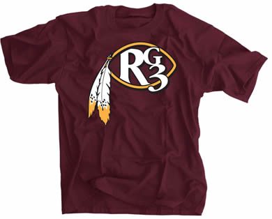 RG3 Washington DC Football Shirt