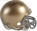 Rudy Ruettiger Autographed Notre Dame mini helmet