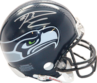 Russell Wilson Autographed Seattle Seahawks Mini Helmet