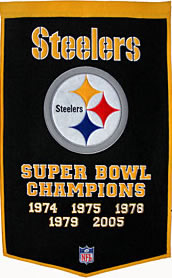 Pittsburgh Steelers Dynasty Banner Wool