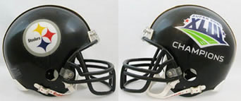 Pittsburgh Steelers Super Bowl 43 Authentic Helmet