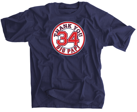 Thank You Big Papi Boston Baseball Shirt