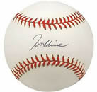 Tom Glavine autographed MLB baseball with Authenticity