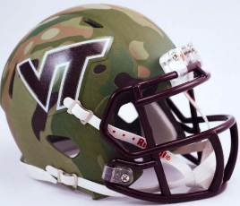 Virginia Tech Hokies CAMO Mini Helmet