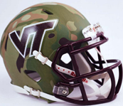 Virginia Tech Camo Mini Helmet