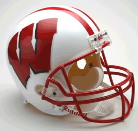 Wisconsin Badgers Full Size Replica Helmet